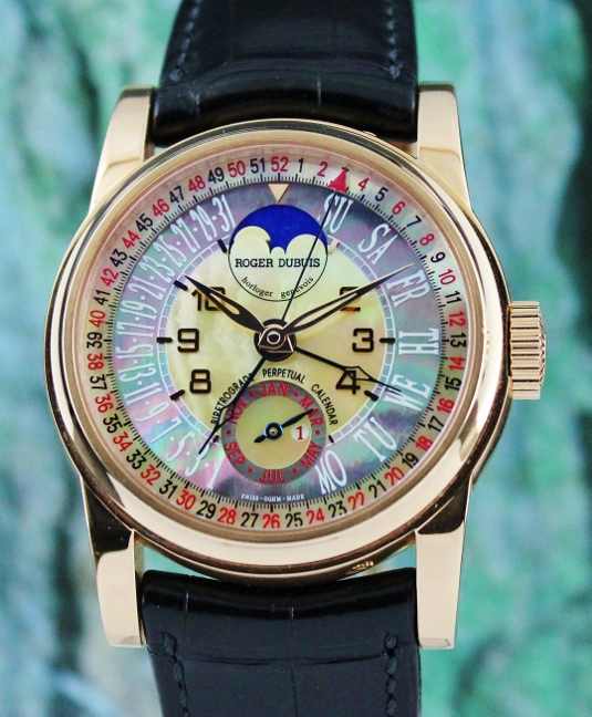 (image for) Roger Dubuis Hommage 18K Rose Gold Retrograde Perpetual Calendar / H043.5710.5.N94.12